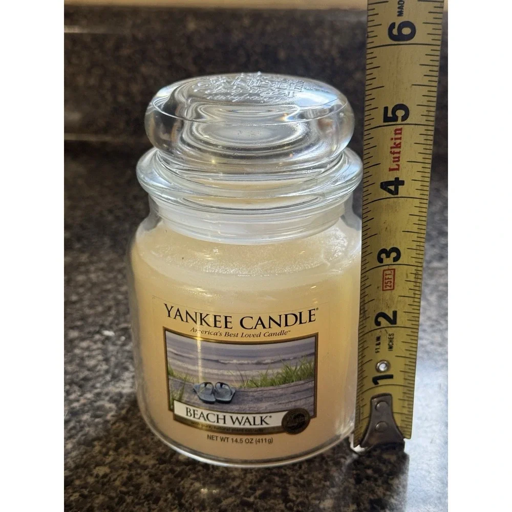 Yankee Candle Jar Scented Wax Beach Walk 1129791 14.5oz NEW NOS USA